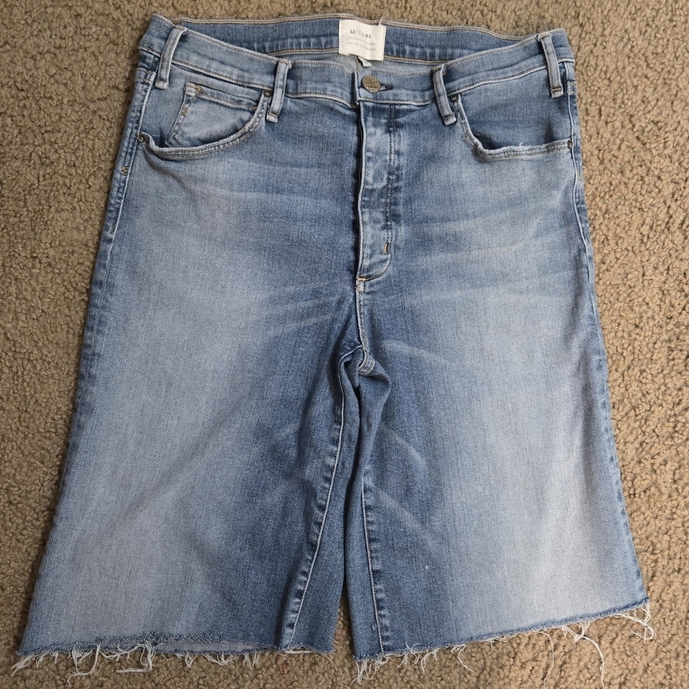 Mcguire Bessete Culotte Mid Shorts In Sommerset Size 32